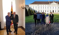Almanya Cumhurbaşkanı Steinmeier, evleri kundaklanan gurbetçi aile ile buluştu