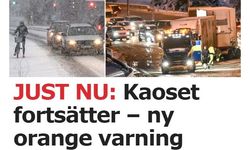 Ülkede kar kaosu: Stockholm'de saatte bir kaza meydana geliyor