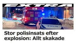 Uppsala'da meydana gelen patlama polisi harekete geçirdi