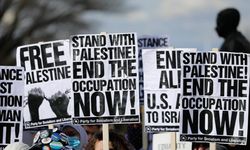 Danimarka'da Filistin'e destek gösterisi düzenlendi