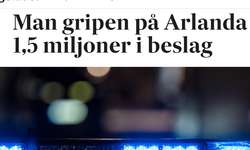 İsveç'ten Türkiye'ye giden bir yolcunun  1.5 milyon kronuna el konuldu