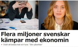 Bir araştırmaya göre: Milyonlarca İsveçli geçim sıkıntısı ve kira ödeme zorluğu çekiyor