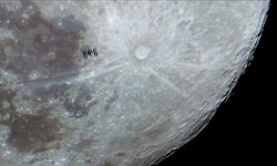 Uluslararası Uzay İstasyonu, Konya'nın Cihanbeyli ilçesinden ay ile fotoğraflandı