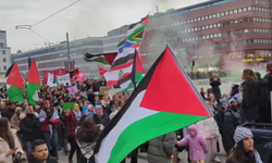 İsveç'te "Filistinlilere yönelik soykırım dursun" gösterisi yapıldı