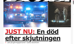 Skärholmen'de 20 yaşındaki bir genç öldürüldü