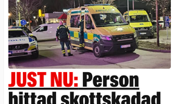 İsveç'te bir kişi vuruldu
