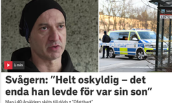 Skärholmen'de ki cinayette baba oğlunun yanında öldürüldüğü ortaya çıktı