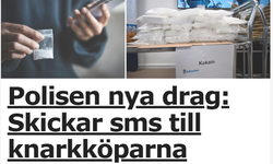 İsveç'te 8 bin 200 uyuşturucu kullanan kişiye polis mesaj gönderecek