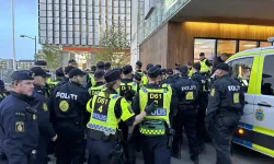 İsveç'te Filistin destekçilerinin eylemine polis müdahalesi: 10 kişi gözaltına alındı