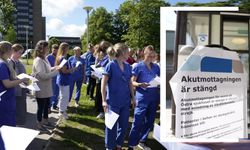 İsveç'te hemşireler greve gidince, acil servis kapandı