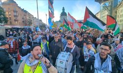 İsveç'te, İsrail'in Gazze ve Lübnan'a saldırıları protesto edildi