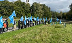 İsveç'te Çin'in Doğu Türkistan işgali protesto edildi