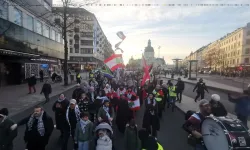 İsveç'te İsrail'in Saldırılarına Protesto