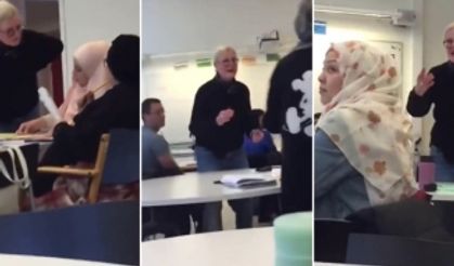 İsveç'te göçmen öğrencilere sert sözler sarf eden öğretmene tepki