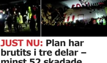 İsveç'te medyası İstanbul'daki uçak kazasını bu görüntülerle servis etti