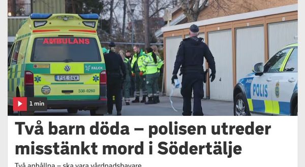 İsveç'te okul çağında iki çocuk ölü bulundu