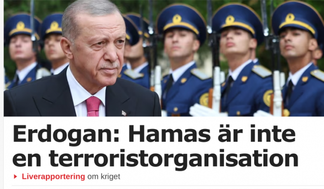 Cumhurbaşkanı Erdoğan: Hamas bir terör örgütü değildir