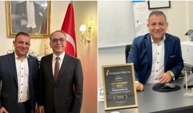 İsveç'te yılın şirketi Türk kökenli girişimci Arif Korkut'un şirketi seçildi