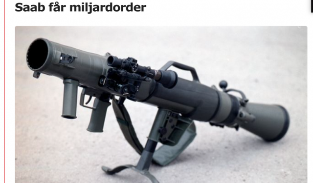 İsveçli silah şirketi milyar kronluk sipariş aldı
