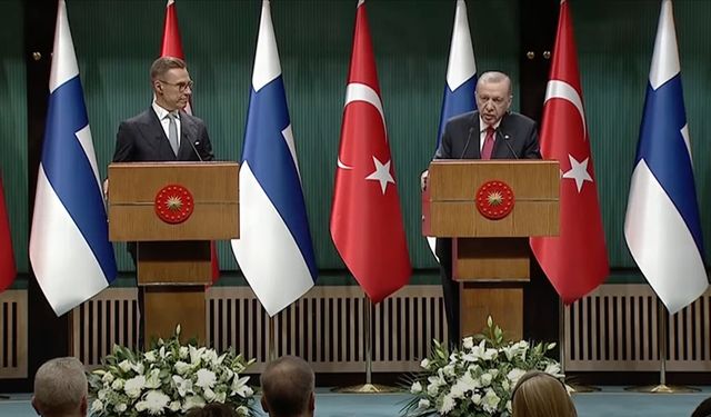 Cumhurbaşkanı Erdoğan ile Finlandiya Cumhurbaşkanı Stubb görüştü