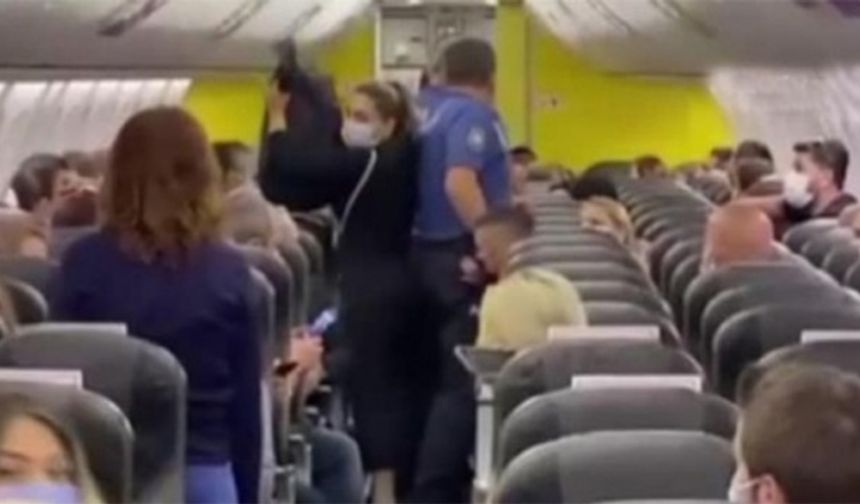 Yolcu uçağında taciz iddiası uçağı karıştırdı