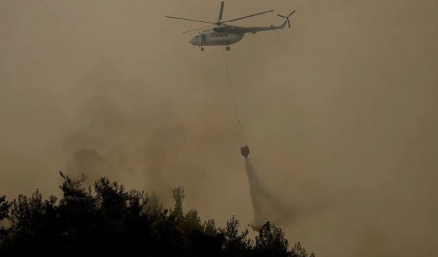 Türkiye'deki orman yangınlarına 6 ülkeden hava desteği