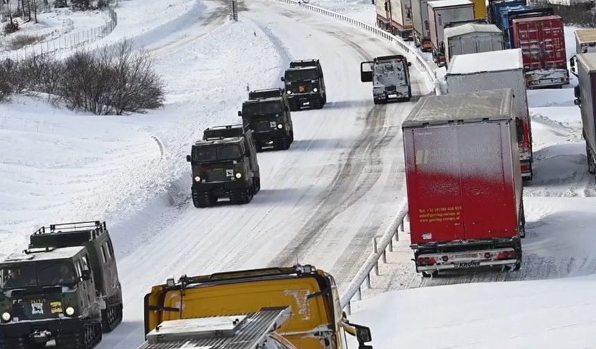 SMHI uyardı: İsveç'te kar yağışı rüzgarla birleşince fırtınaya neden oluyor