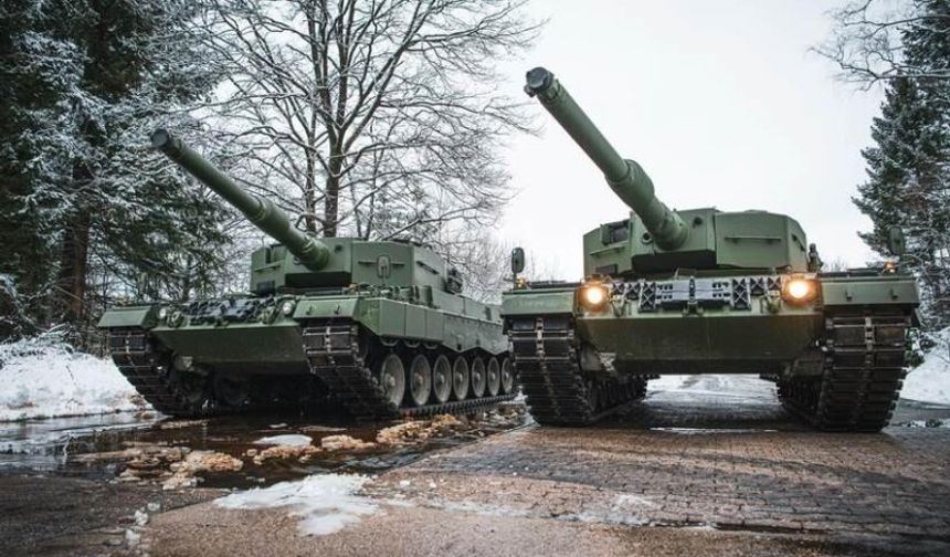 Hollanda ve Danimarka, Ukrayna'ya 14 Leopard-2 tankı göndermeye hazır